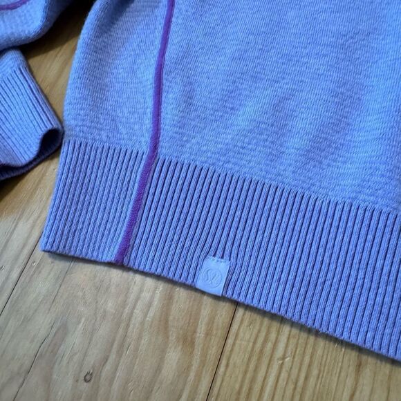 Lululemon Reversible Double-Knit Zip-Up Sweater Faint Lavender Women’s SIZE 4 - Picture 14 of 14